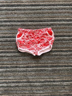 Open Edit Baby Wave-Print Athletic Shorts with Contrast Trim